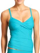 Athleta Womens Twister Tankini Size 32d/dd Tall - Bora Bora Blue