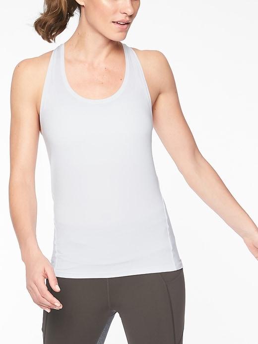 Athleta Womens Limitless Tank Bright White Size Xs