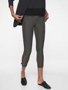 Athleta Womens Stellar Crop Pant Arbor Olive Size L