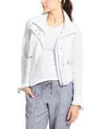 Athleta Womens Sahara Jacket Bright White Size Xl