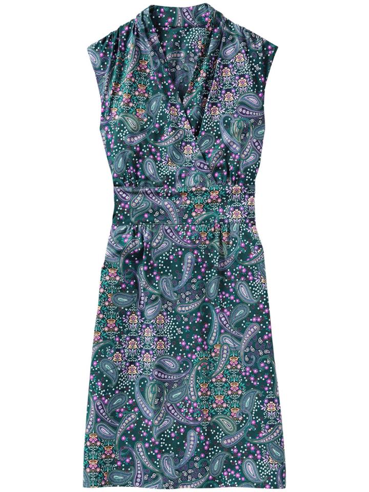 Printed Dahlia Dress