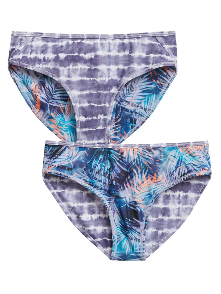 Athleta Girl Reversible Tropics Tie Dye Bikini Bottom