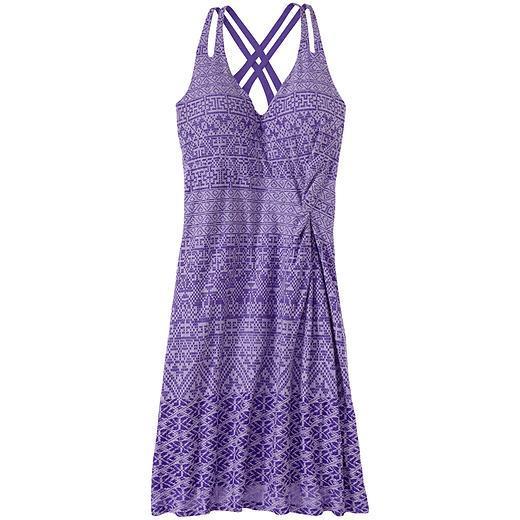 Athleta Knotted Nanda Dress - Electric Purple