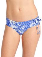 Athleta Womens Grenada Medium Tide Bottom Size L - Blue Tie Dye