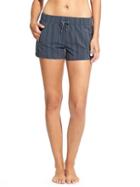 Athleta Womens Stripe Sway Short Size M - Iron Blue