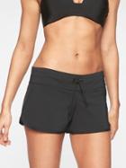 Athleta Womens Kata Swim Short Black Size S