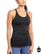 Athleta Womens Stealth Racerback Tank Size M - Black