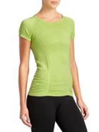 Athleta Womens Fastest Track Tee Size L - Sour Apple Heather