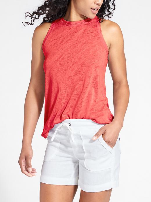 Athleta Womens Breezy Tank Size 1x Plus - Fire Coral