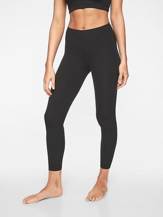 Athleta Womens Elation 7/8 Tight Black Size Xl
