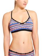 Athleta Womens Pipeline Loop Bikini Size L - Sunset Glow