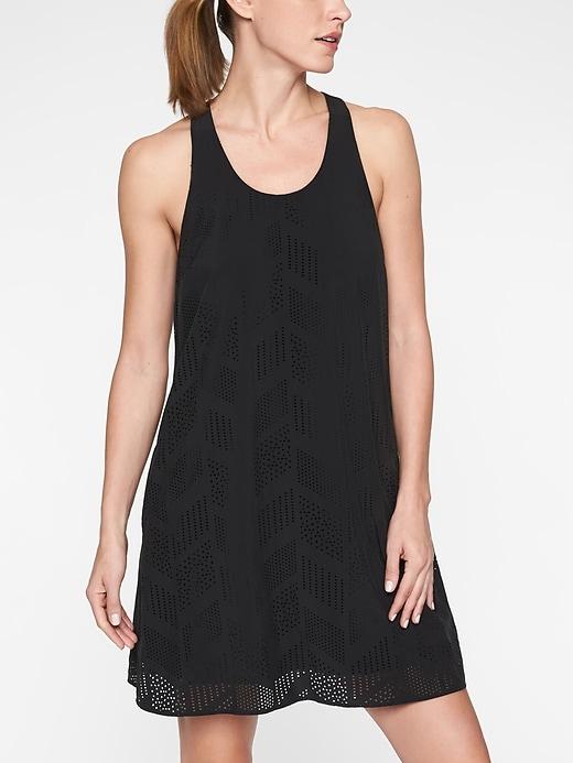 Athleta Womens Brookfield Dress Black Size L