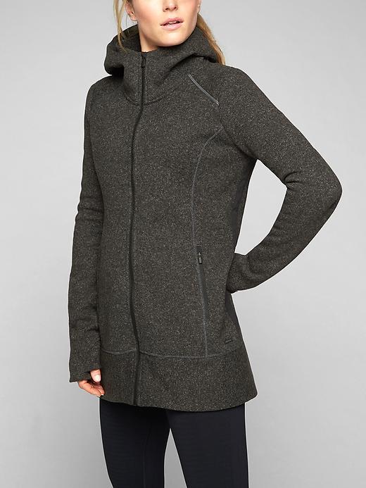 Athleta Womens Cya Stronger Fleece Charcoal Heather Size Xxs