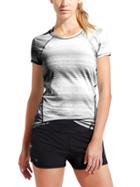 Athleta Womens Running Wild Tee 2.0 Stride Size M - Black