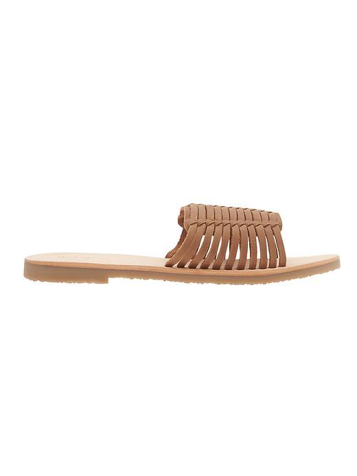 Athleta Womens Athena Slide Size 36 - Tan Oily