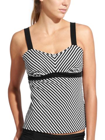 Slash Stripe Pura Tankini