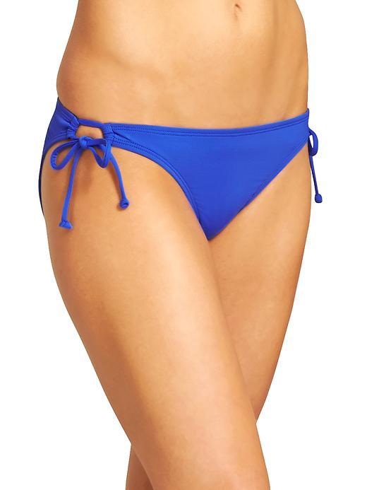 Athleta Womens Notsostring Bottom Size M - Caspian Blue