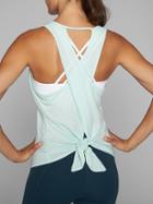 Athleta Womens Essence Tie Back Tank Spring Mint Size L