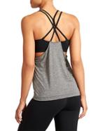 Athleta Womens Essence Energize Tank Size L - Black Heather/black