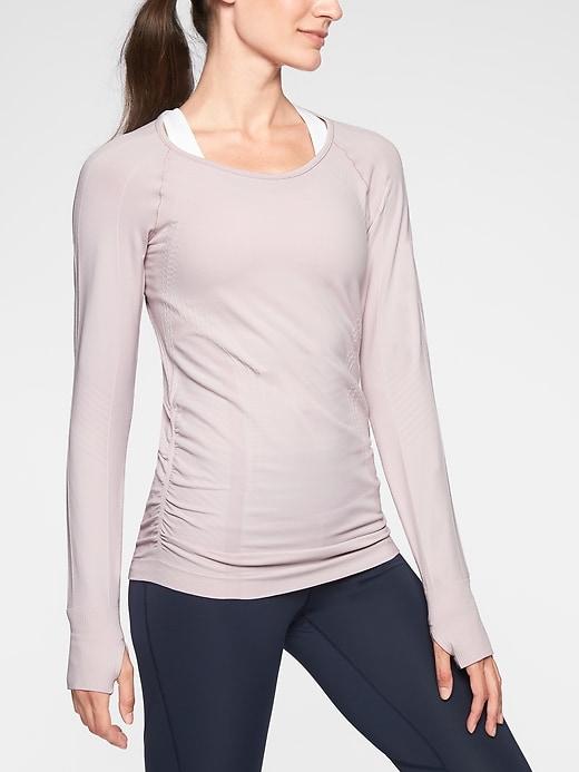 Athleta Womens Speedlight Top Soft Lilac Size L