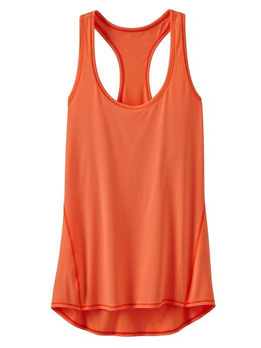 Athleta Womens Chi Tank Extra Long Size 1x Plus - Cosmic Orange
