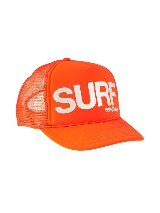Athleta Womens Eskyflavor Trucker Cap By Eskyflavor Llc Orange Size One Size