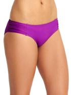 Athleta Womens Shirred Bottom Size L - Jazzy Purple