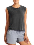 Athleta Womens Ciao Bella Tank Size L - Black Sandwash