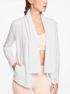 Athleta Womens French Terry Pique Wrap Bright White Size Xxs