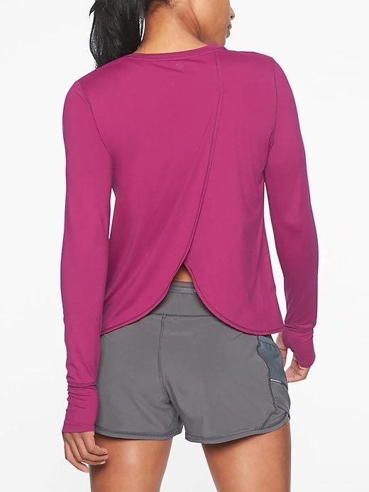 Athleta Womens Sunlover Upf Tulip Back Top Exotic Fuchsia Size Xl