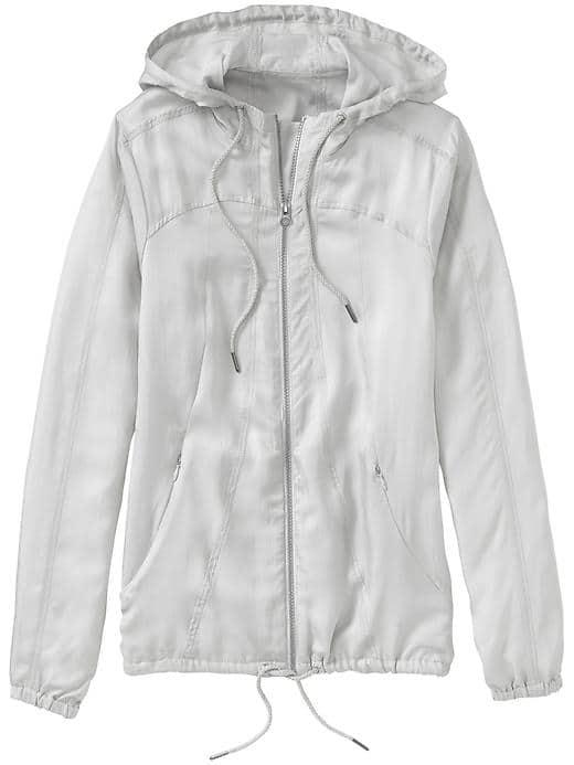 Athleta Womens Luminous Anorak Size Xxs - Silver Shimmer