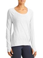Athleta Womens Daily Top Size L Tall - Bright White