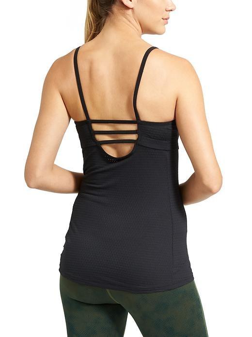 Athleta Womens Flow Tank Size L - Black