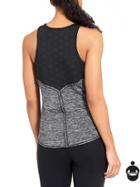 Athleta Womens Mesh Utopia Tank Size M - Black/black