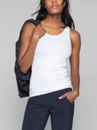 Athleta Womens Pura Tank Bright White Size M