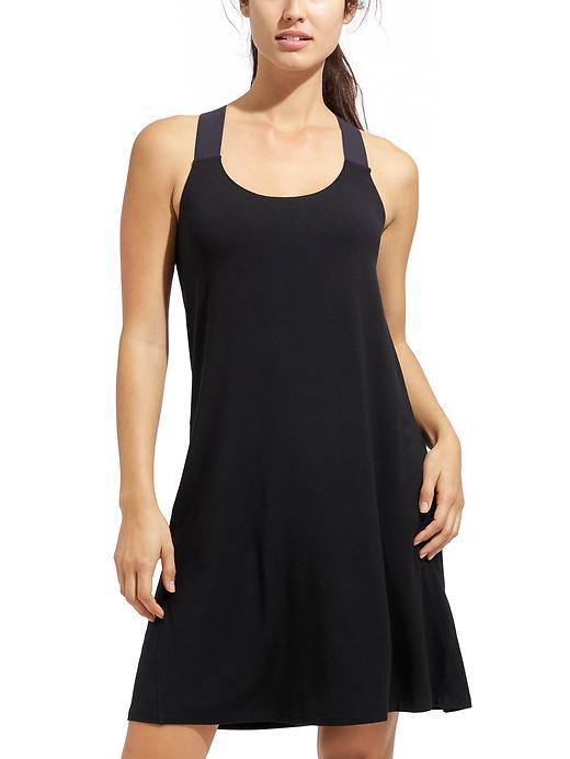 Athleta Womens Hermosa Dress Size M - Black