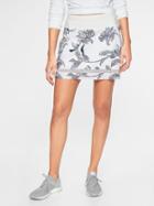Athleta Womens Print Laser Run Skort Floral Nouveau Size L