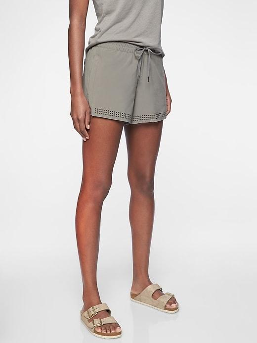 Athleta Womens Baja Short Light Asphalt Size 10