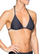 Athleta Womens Triangle String Bikini Size Xs - Asphalt