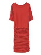 Athleta Solstice Tee Dress - Fire Red