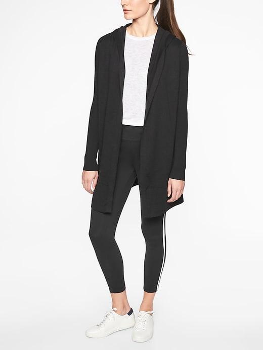 Athleta Womens Highland Wrap Black Size Xxs