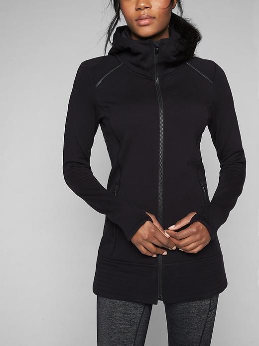 Athleta Womens Cya Stronger Hoodie Black Size Xs
