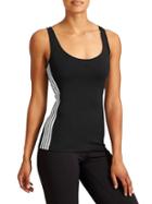 Athleta Womens Layer Up Fitted Tank Size L - Black