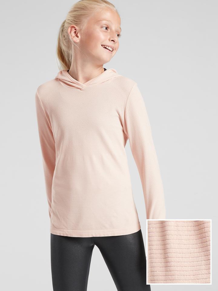 Athleta Girl Shimmer Power Up Hoodie