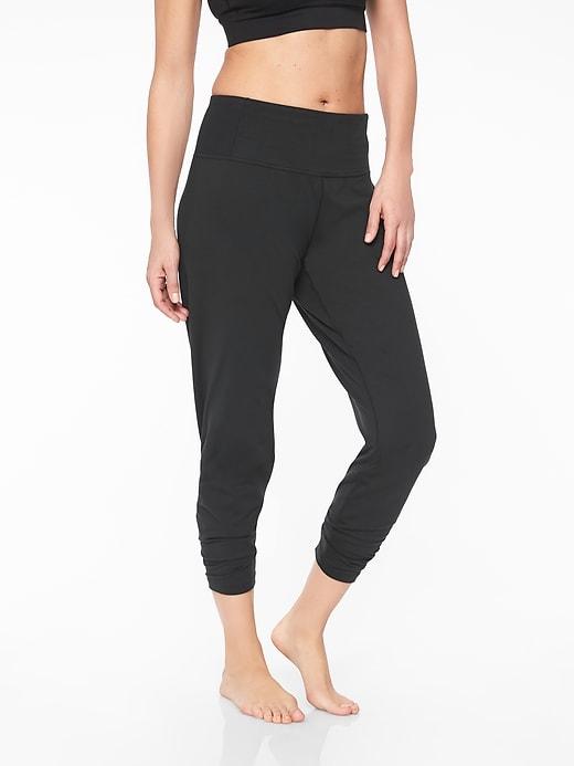 Athleta Womens Barre Cinch Pant Black Size Xl