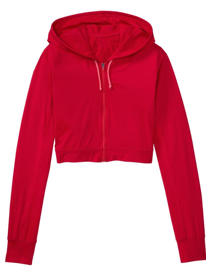 Full Zip Crop Top