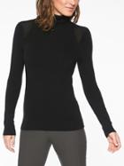 Athleta Womens Futures Turtleneck Sweater Black Size Xs