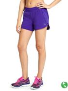 Athleta Womens Racer Run Short 4.5&quot; Size L - Purple Paradise
