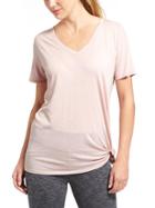 Athleta Womens Restore Tee Size L - Pink Elephant