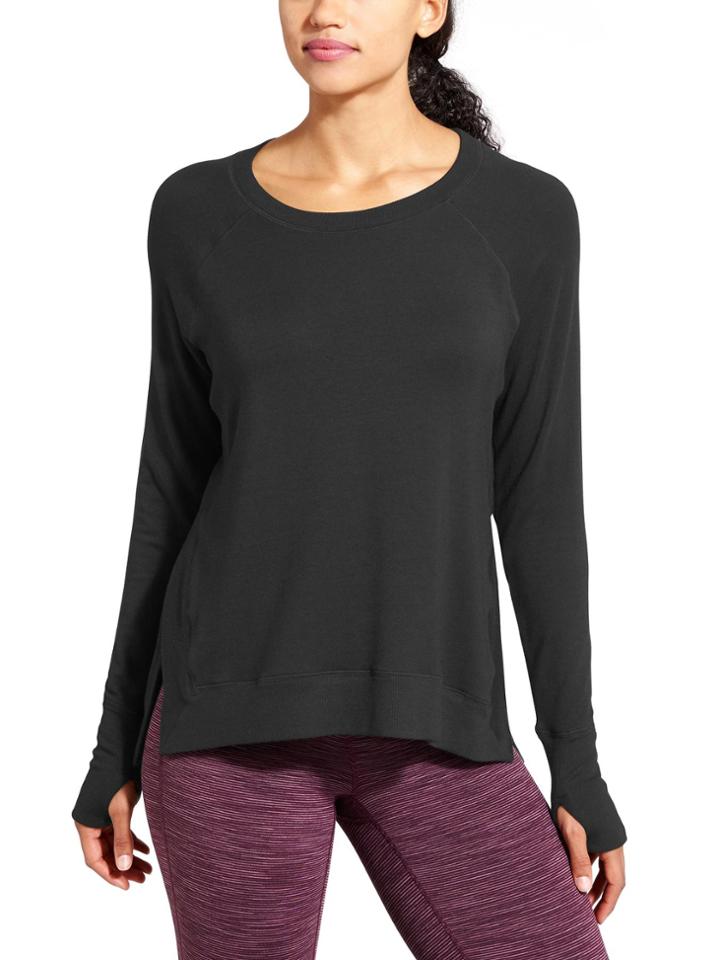 Studio Side Slit Sweatshirt
